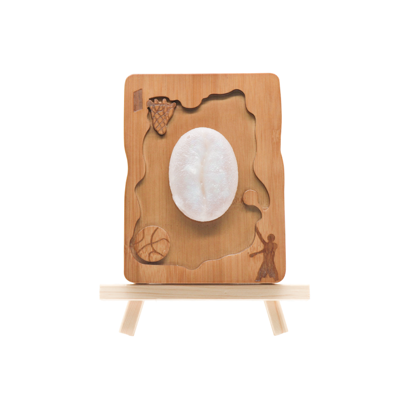 Lampu seni kayu pelega gaya sukan warna walnut- angin kencang mengejar bayang/cahaya arka api biru