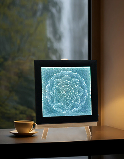 Lampu Kristal Bercorak