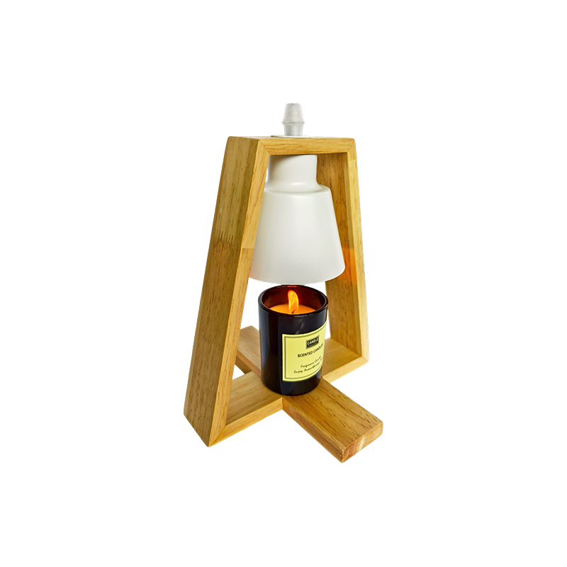 Lampu Pemanas Lilin Kayu Minimalis - Warm Isle